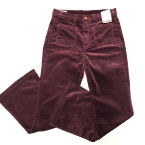 Gap 70s flare high rise pants size 28/6 Petite